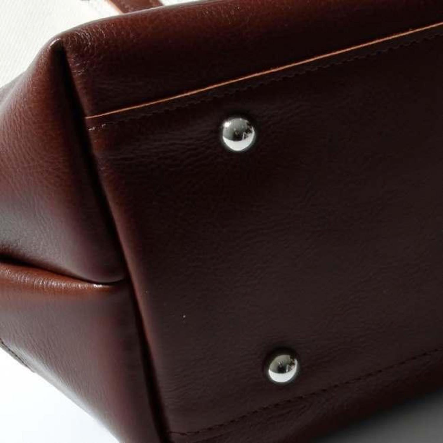 Snoopy Leather Collection/スヌーピー/レザー×キャンバストート L