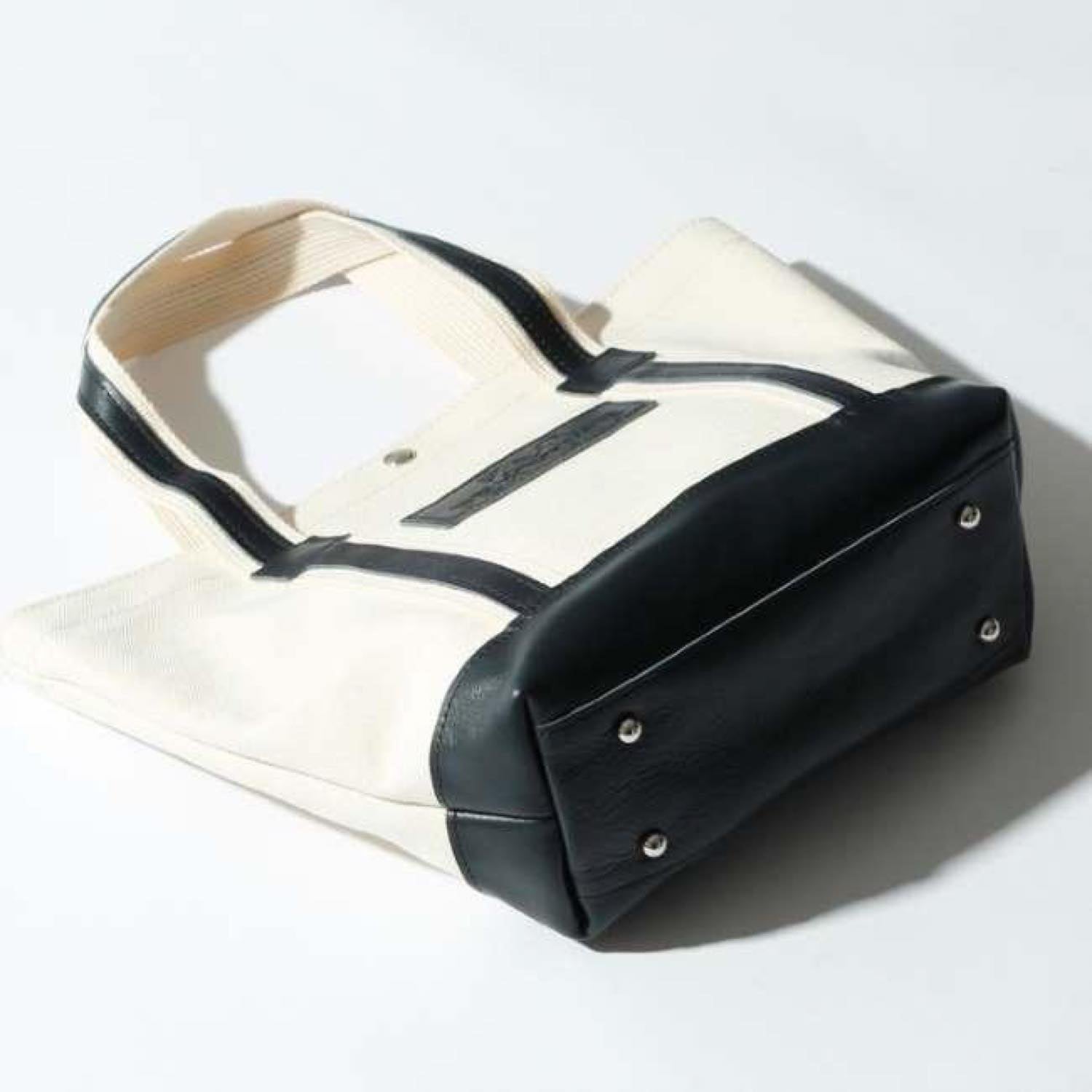 Snoopy Leather Collection/スヌーピー/レザー×キャンバストート M