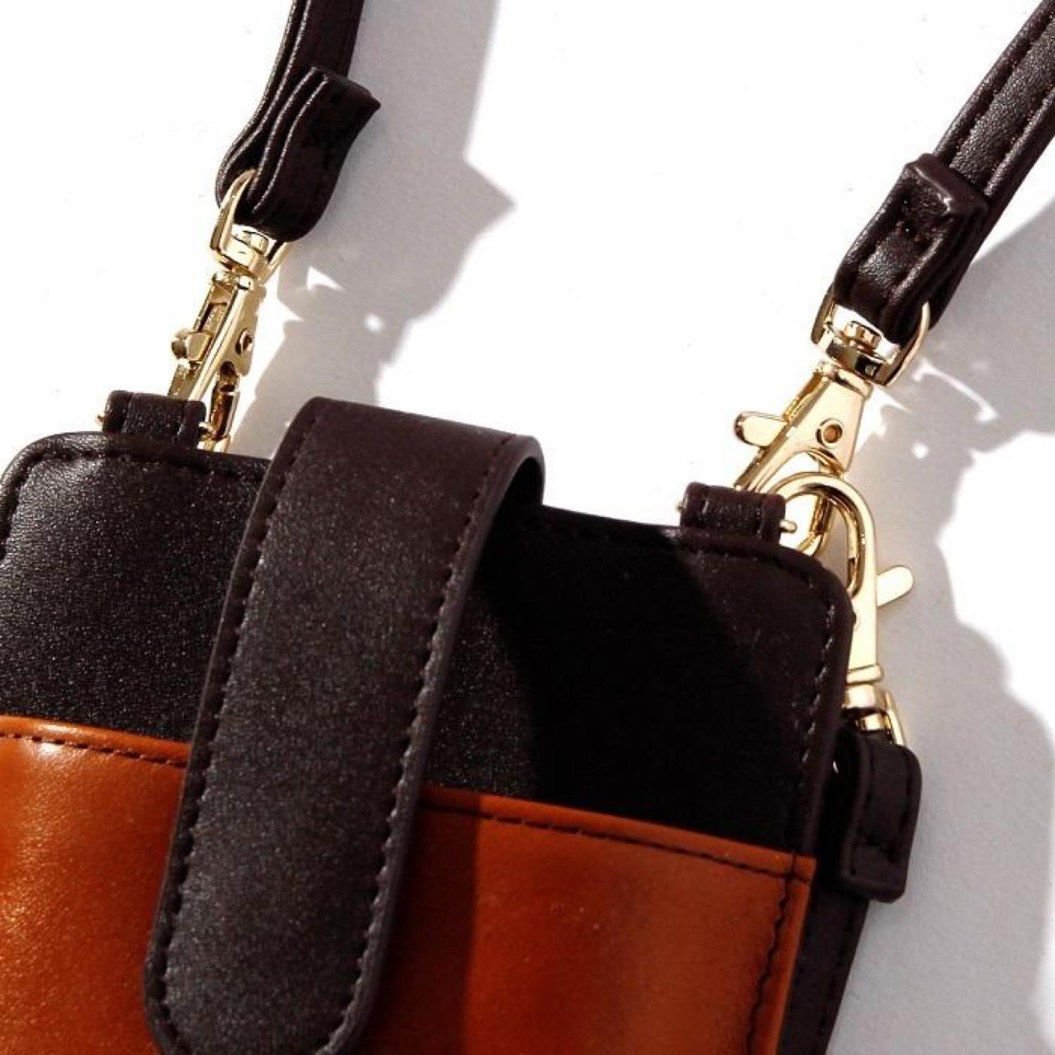 Snoopy Leather Collection/スヌーピー/財布機能付2wayショルダーバッグ/ウォーク