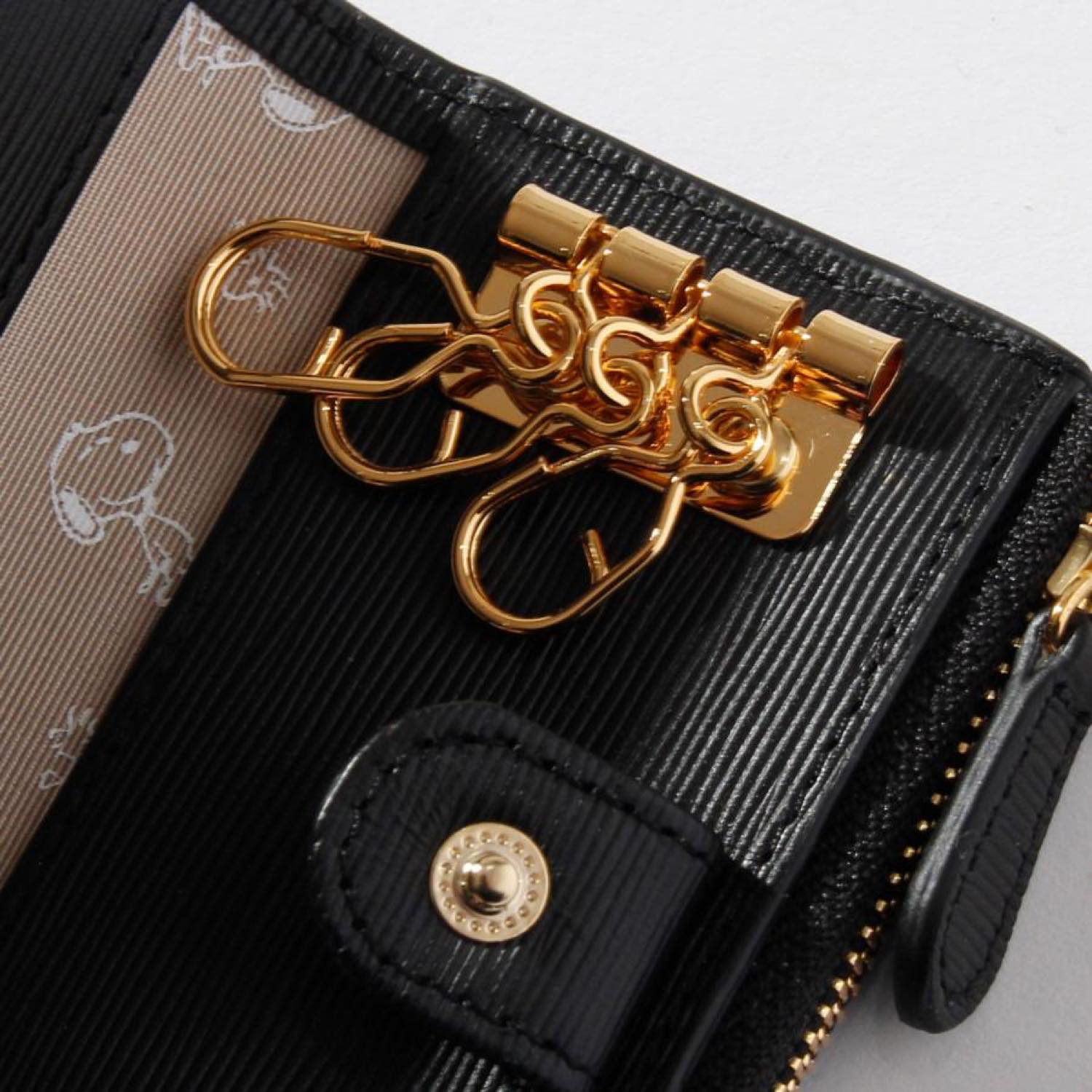 SNOOPY/スヌーピー/PEANUTS/ピーナッツ/パイプライン/キーケース/本革