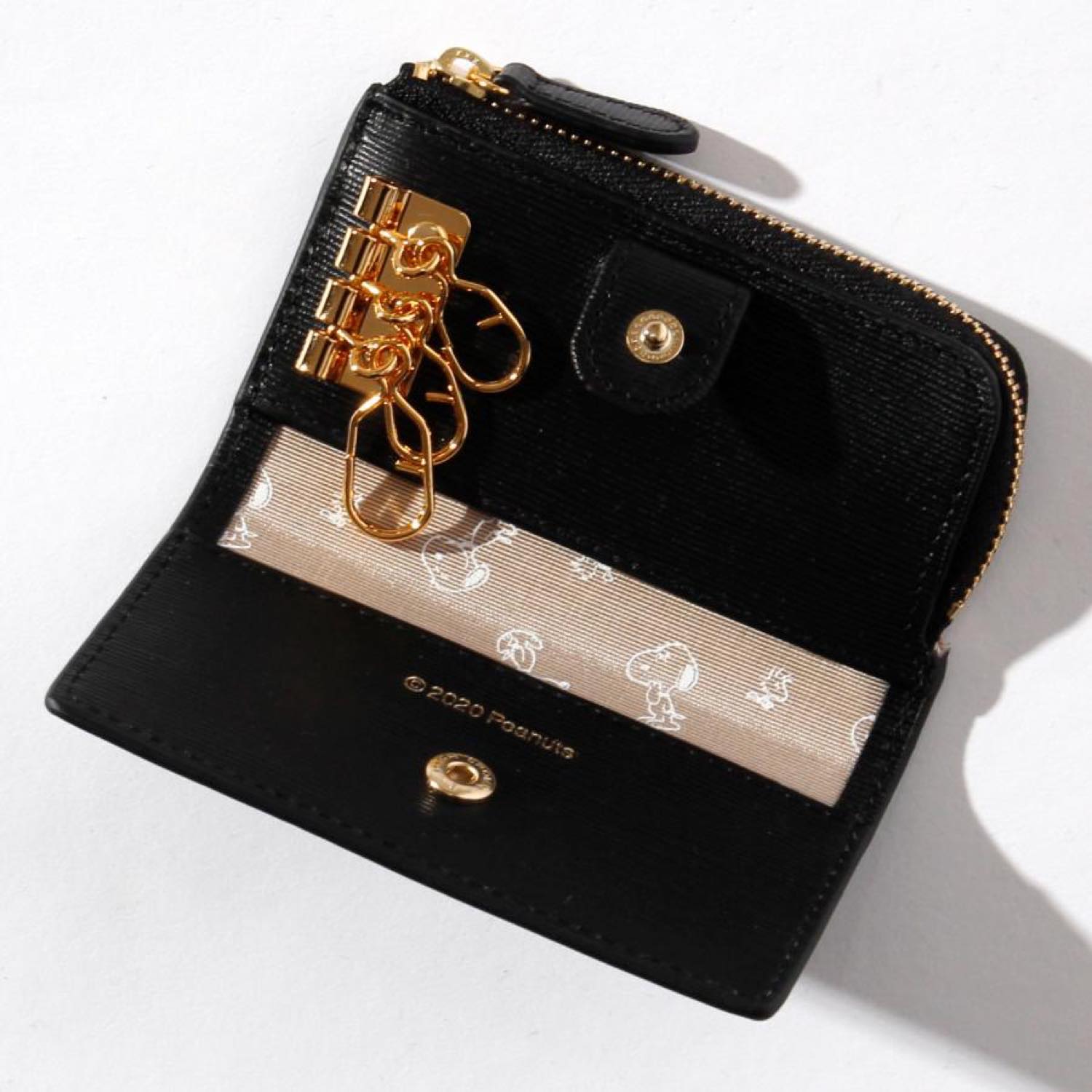 SNOOPY/スヌーピー/PEANUTS/ピーナッツ/パイプライン/キーケース/本革