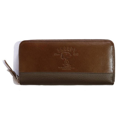 SNOOPY/スヌーピー/PEANUTS/ピーナッツ/蝶ネクタイ/R束入れ財布/本革