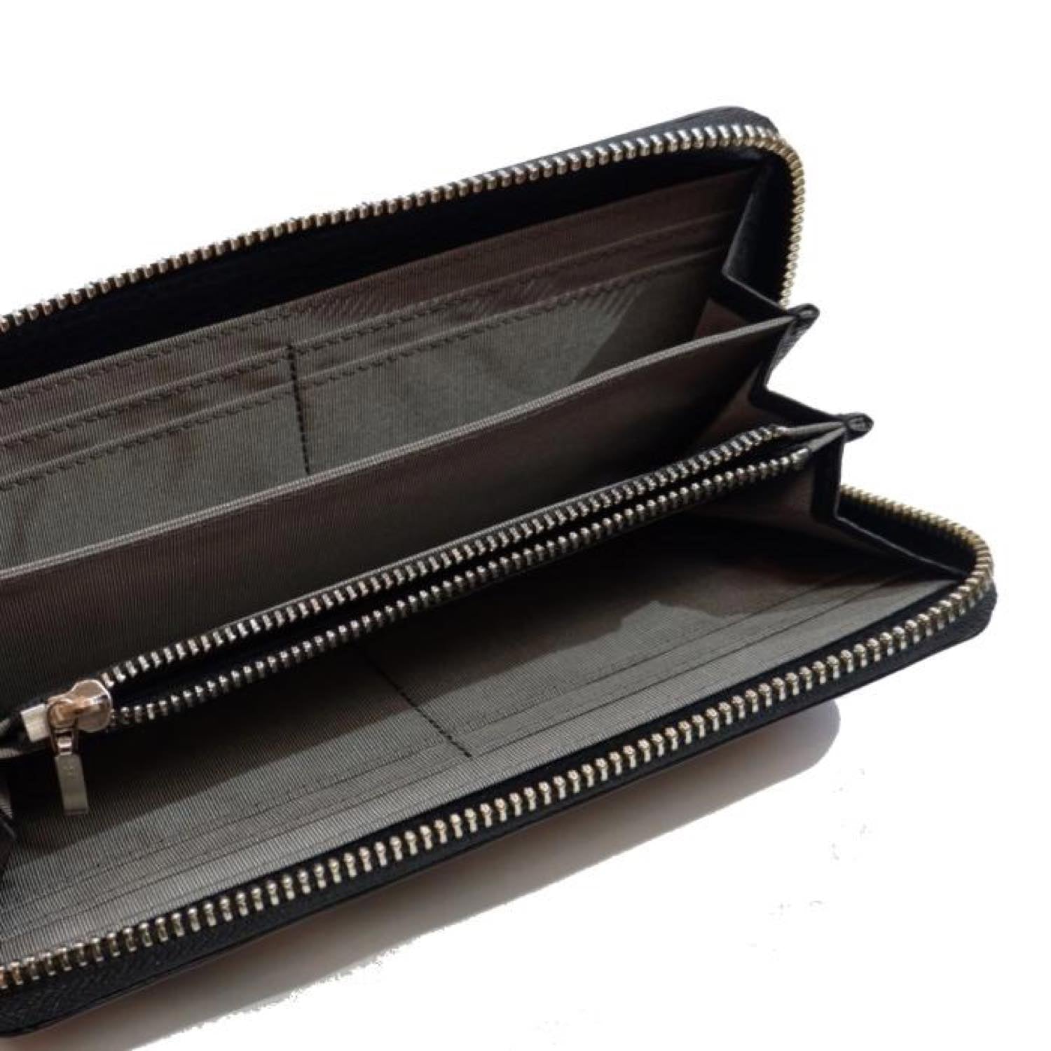 SNOOPY/スヌーピー/PEANUTS/ピーナッツ/蝶ネクタイ/R束入れ財布/本革