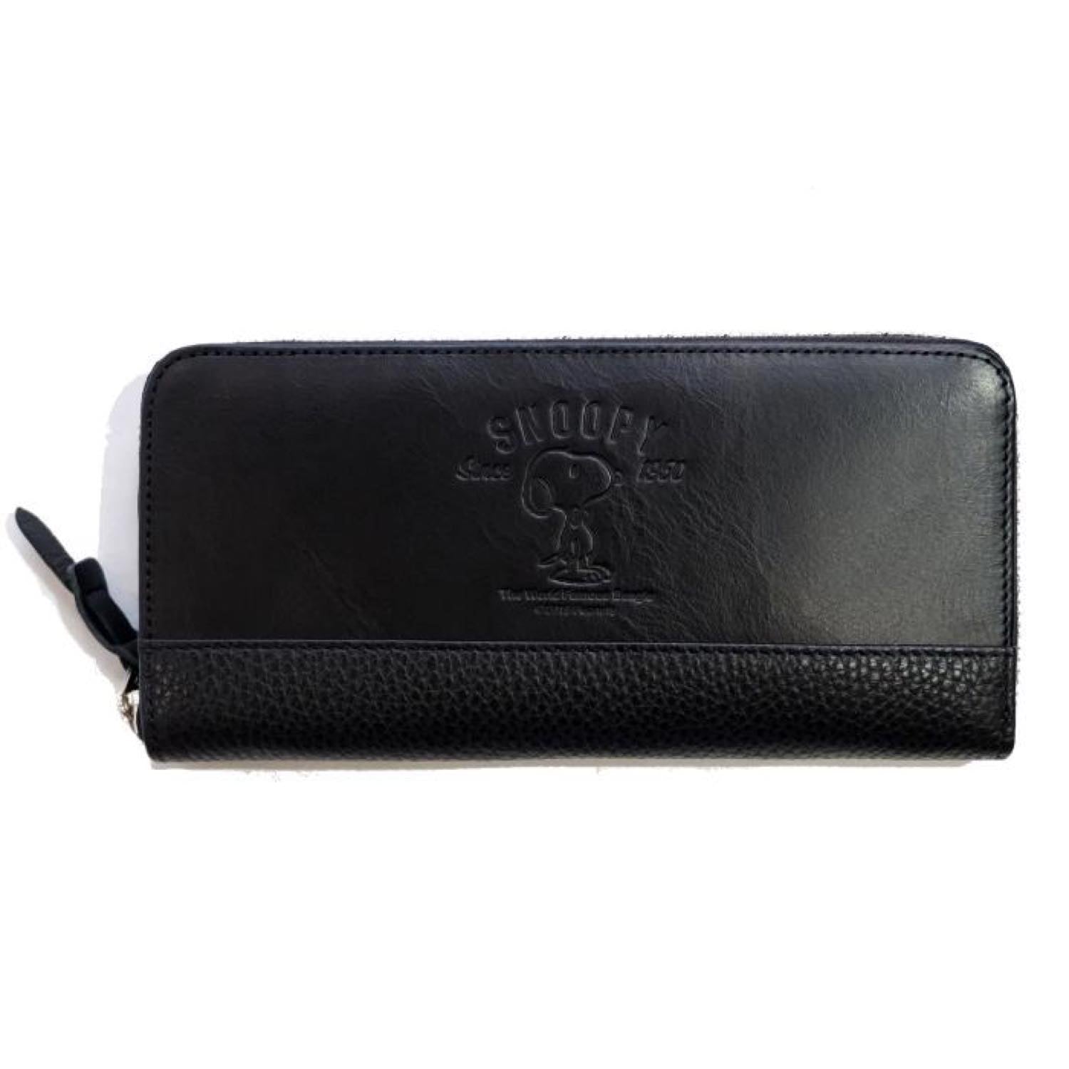 SNOOPY/スヌーピー/PEANUTS/ピーナッツ/蝶ネクタイ/R束入れ財布/本革