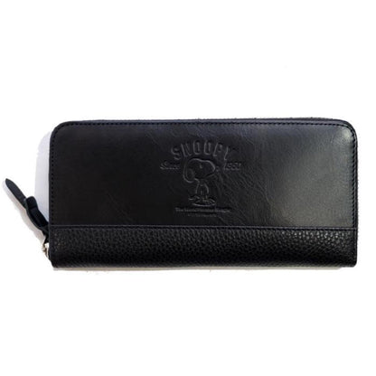 SNOOPY/スヌーピー/PEANUTS/ピーナッツ/蝶ネクタイ/R束入れ財布/本革