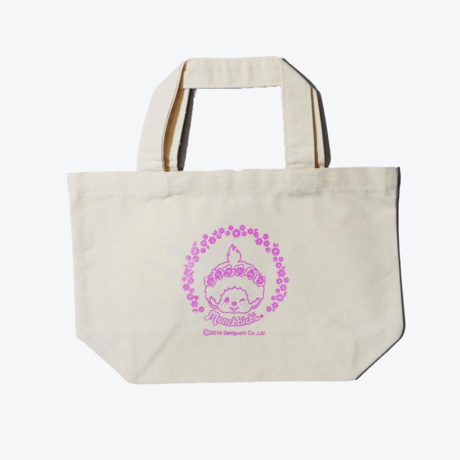 モンチッチ 缶バッジ付きトートバッグ / BEIGE