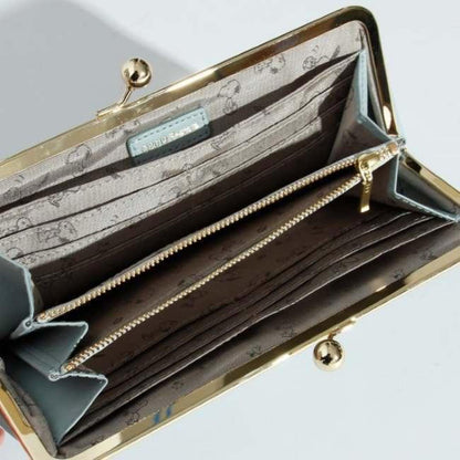 SNOOPY/スヌーピー/PEANUTS/ピーナッツ/スモーキーパステル/ がま口財布/本革