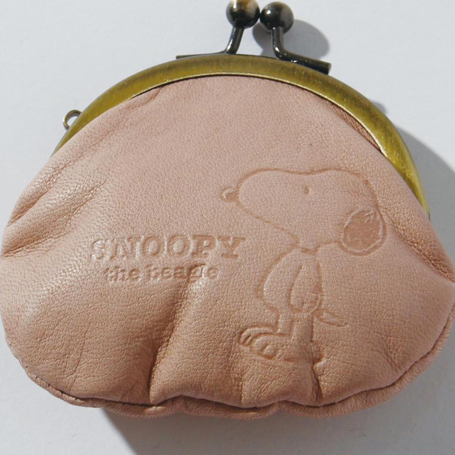 Snoopy Leather Collection/スヌーピー/PEANUTS/ピーナッツ/がま口S