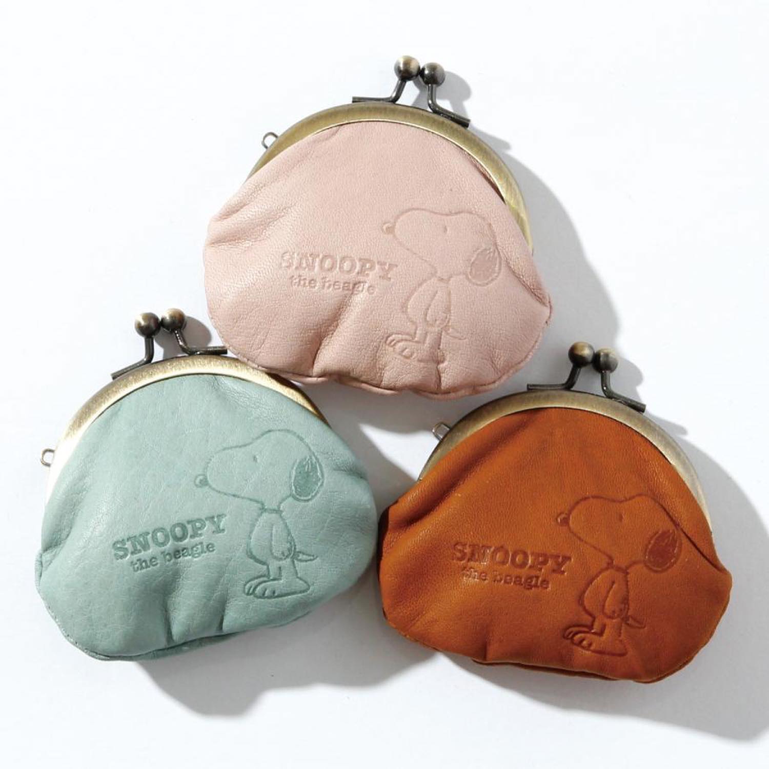 Snoopy Leather Collection/スヌーピー/PEANUTS/ピーナッツ/がま口S