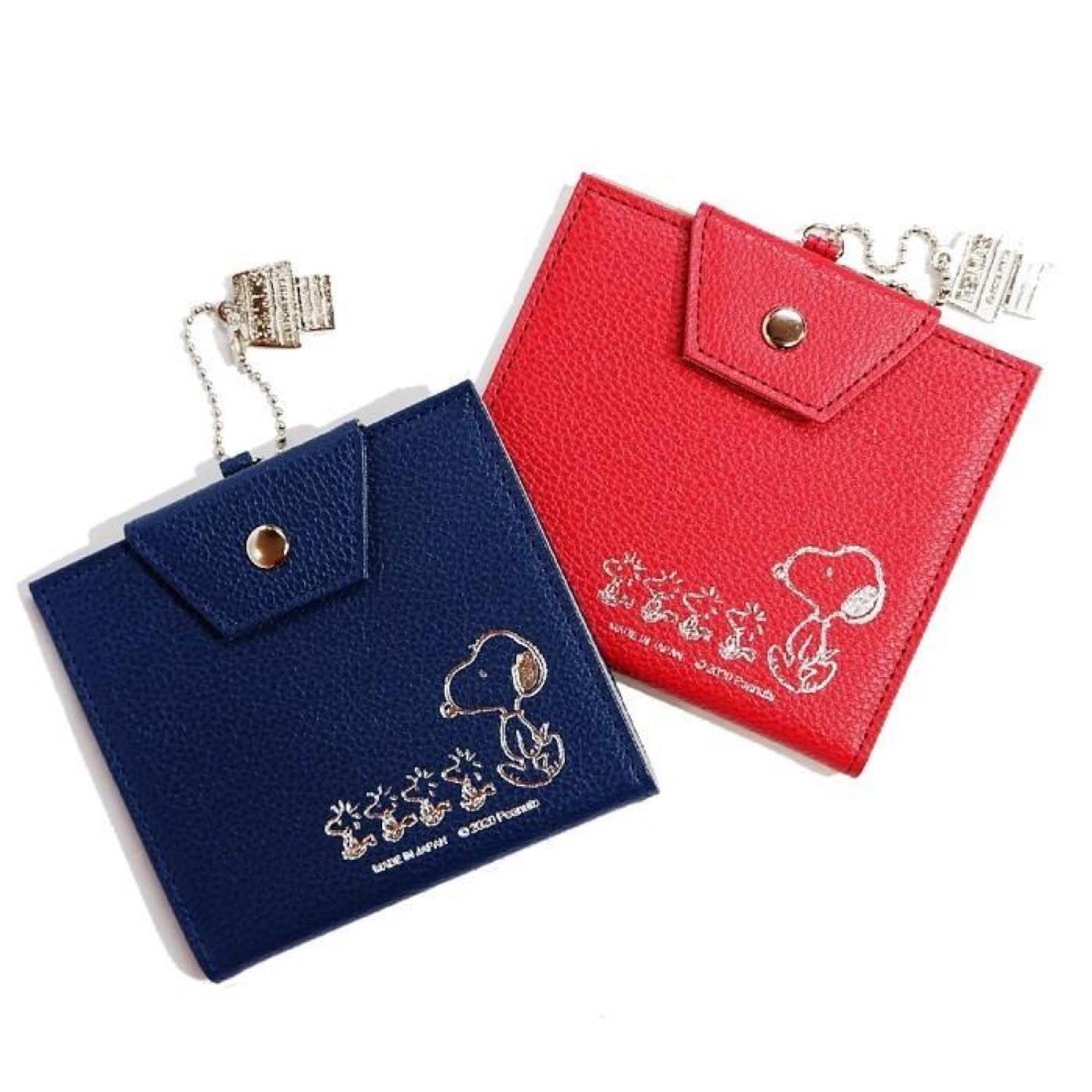 Snoopy Leather Collection/スヌーピー/マスクホルダー付IDケース