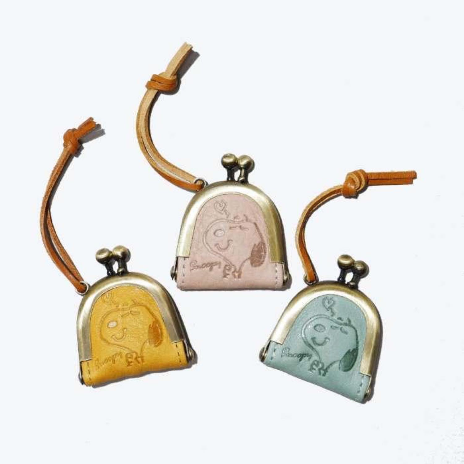 Snoopy Leather Collection/スヌーピー/PEANUTS/ピーナッツ/がま口　ミニ